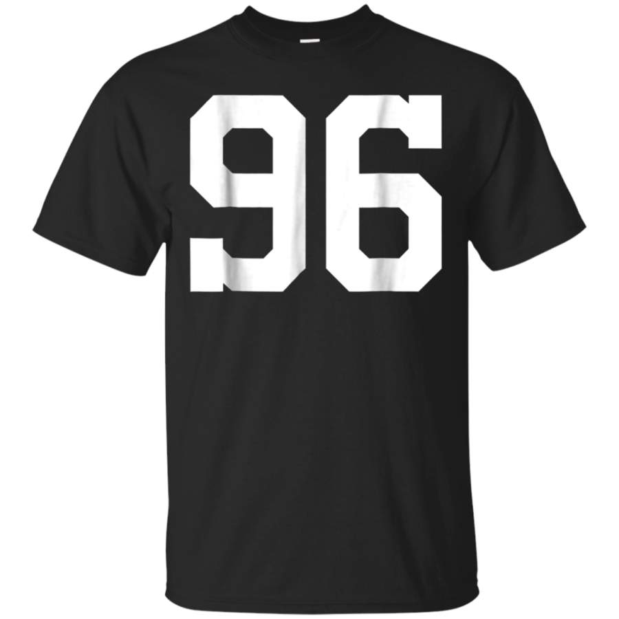 AGR 96 Sports Jersey Number T-Shirt for Team Fan Player Coach