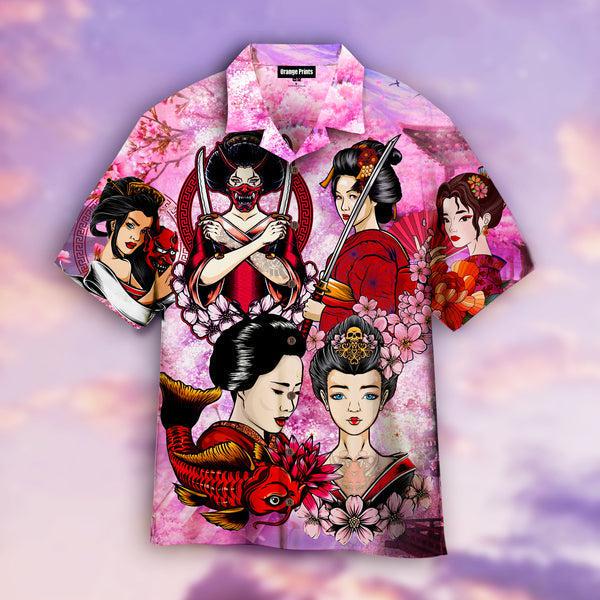 Beautiful Japanese Geisha Dream Hawaii Shirt For Men Women Ha26813