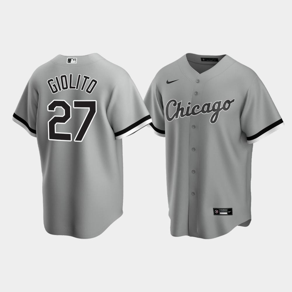 Chicago White Sox Lucas Giolito 27 Men’s Gray Alternate Jersey