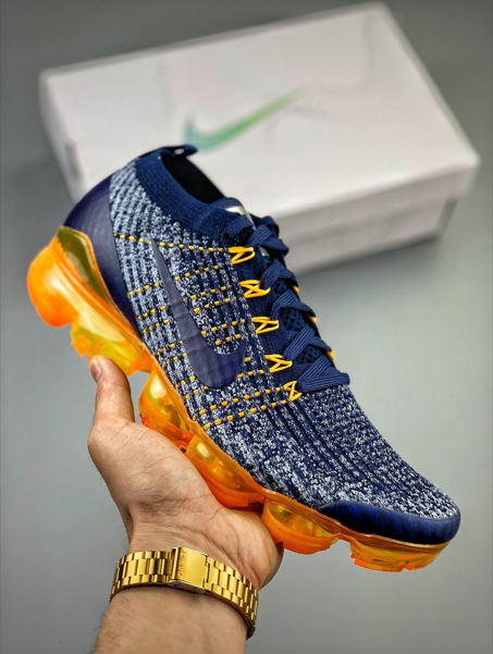 Nike Air VaporMax 3 0 Navy Wolf Grey Laser Orange 602178