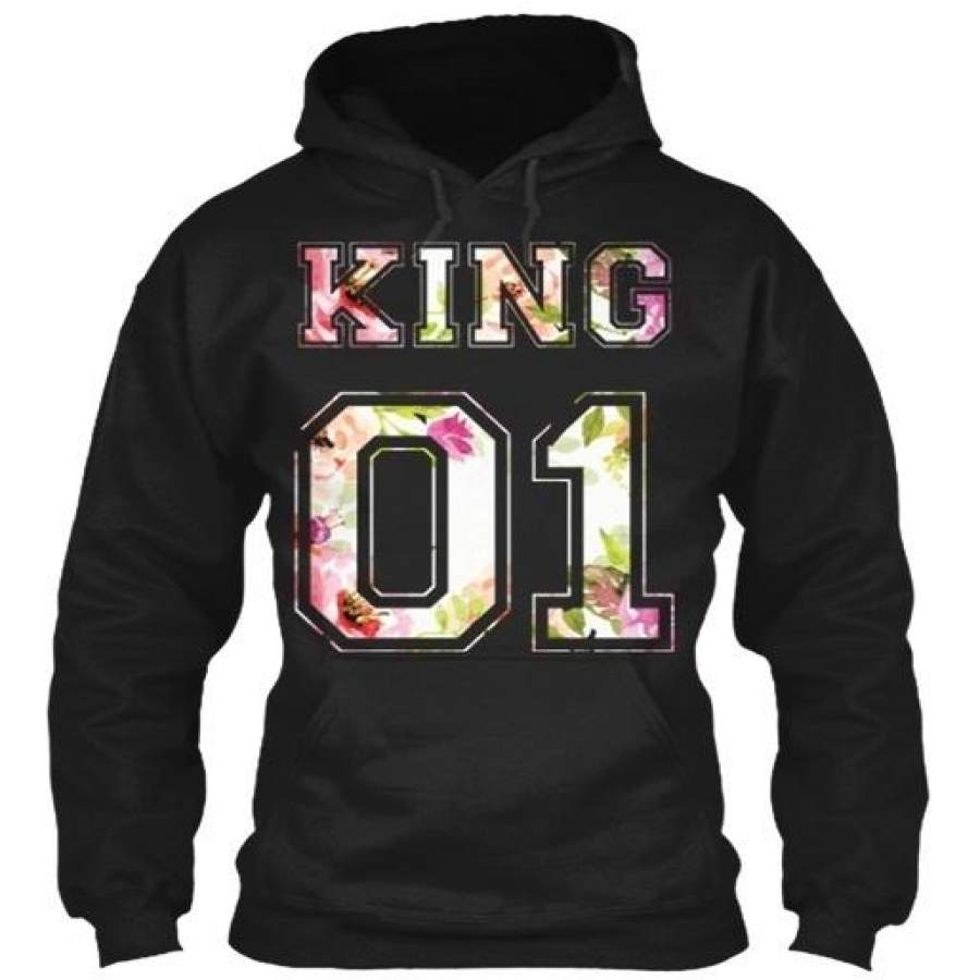 King And Queen Couples 6 Best Selling Hoodie Sweatshirt