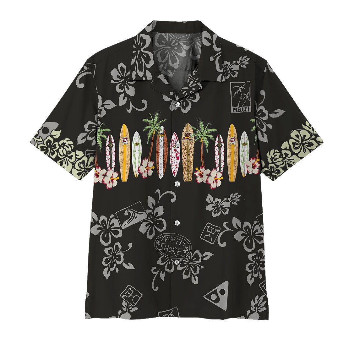 Gearhuman Maui Surfboard Hawaiian Shirt Ha85661