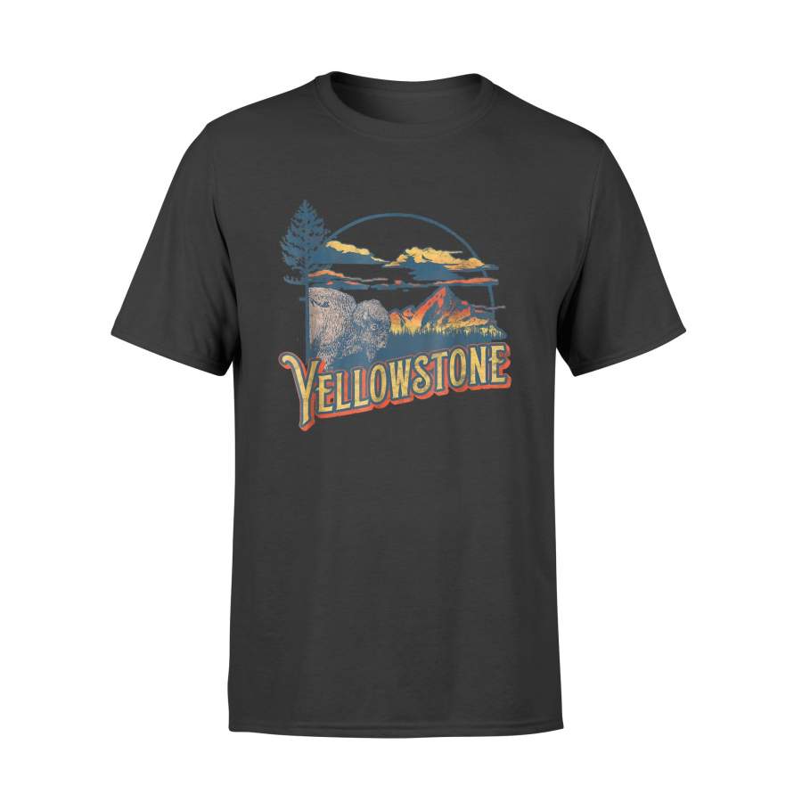 Yellowstone National Park Shirt – Vintage Yellowstone National Park Retro T-Shirt – Standard T-shirt