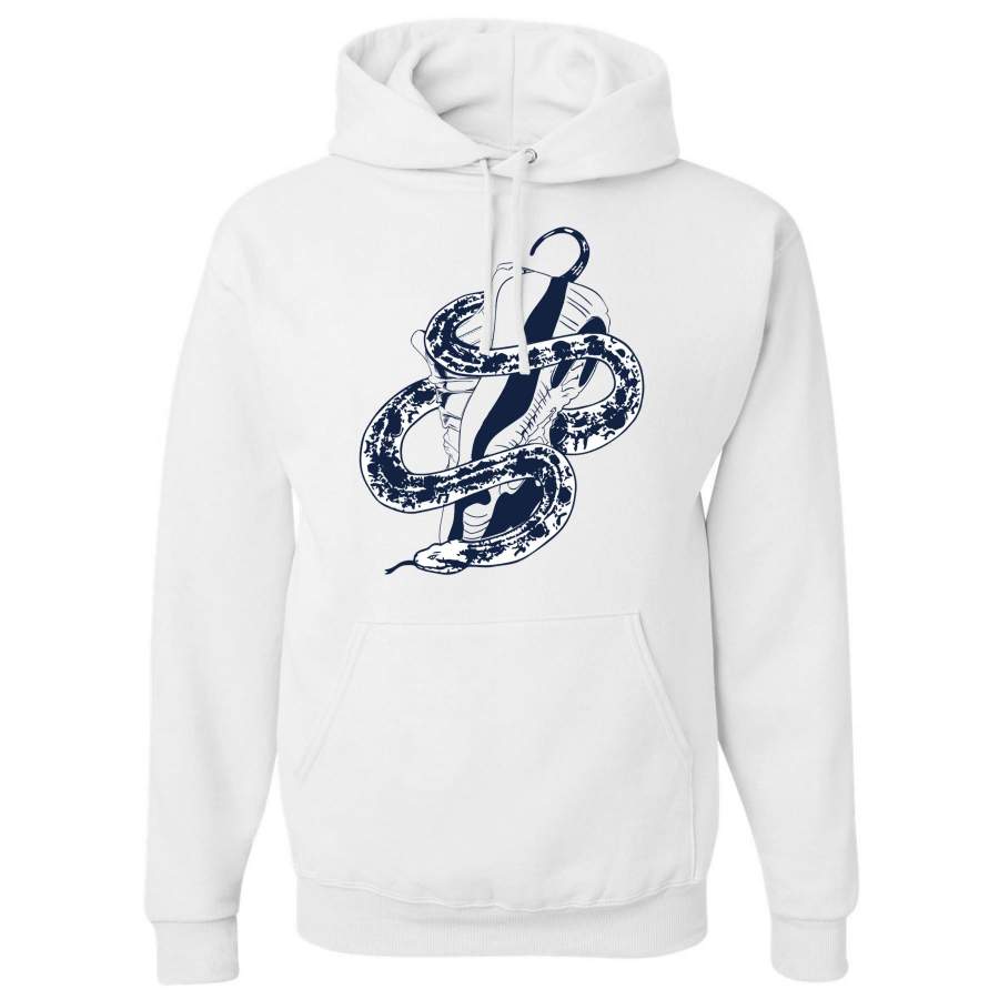 Jordan 11 Low Blue Snakeskin Snake Around Shoes White Hoodie