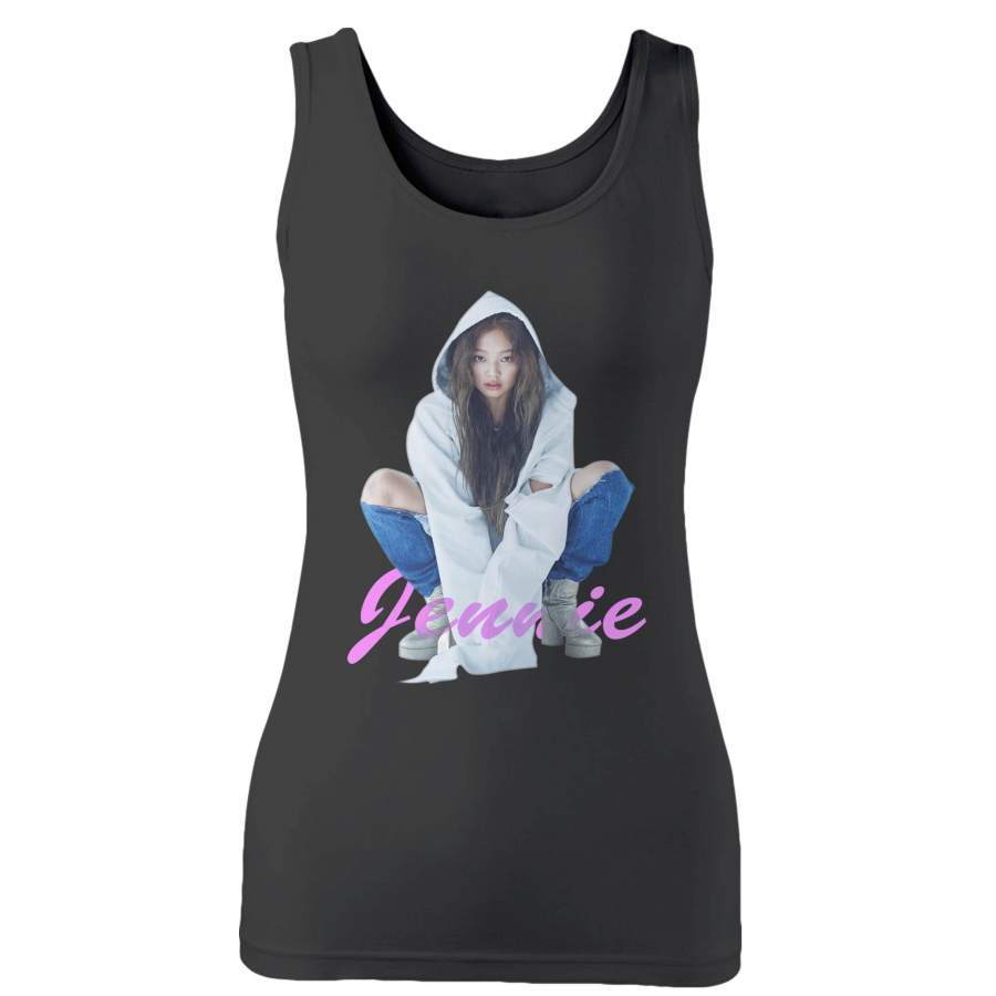 Jennie Black Pink Woman’s Tank Top