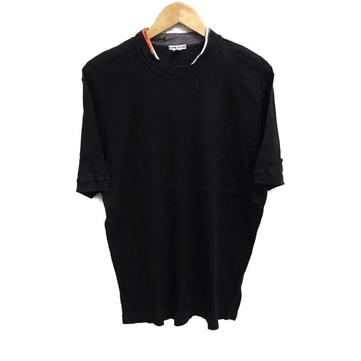 Rare Stone Island Petit Logo Black Colour Crew Neck Shirt