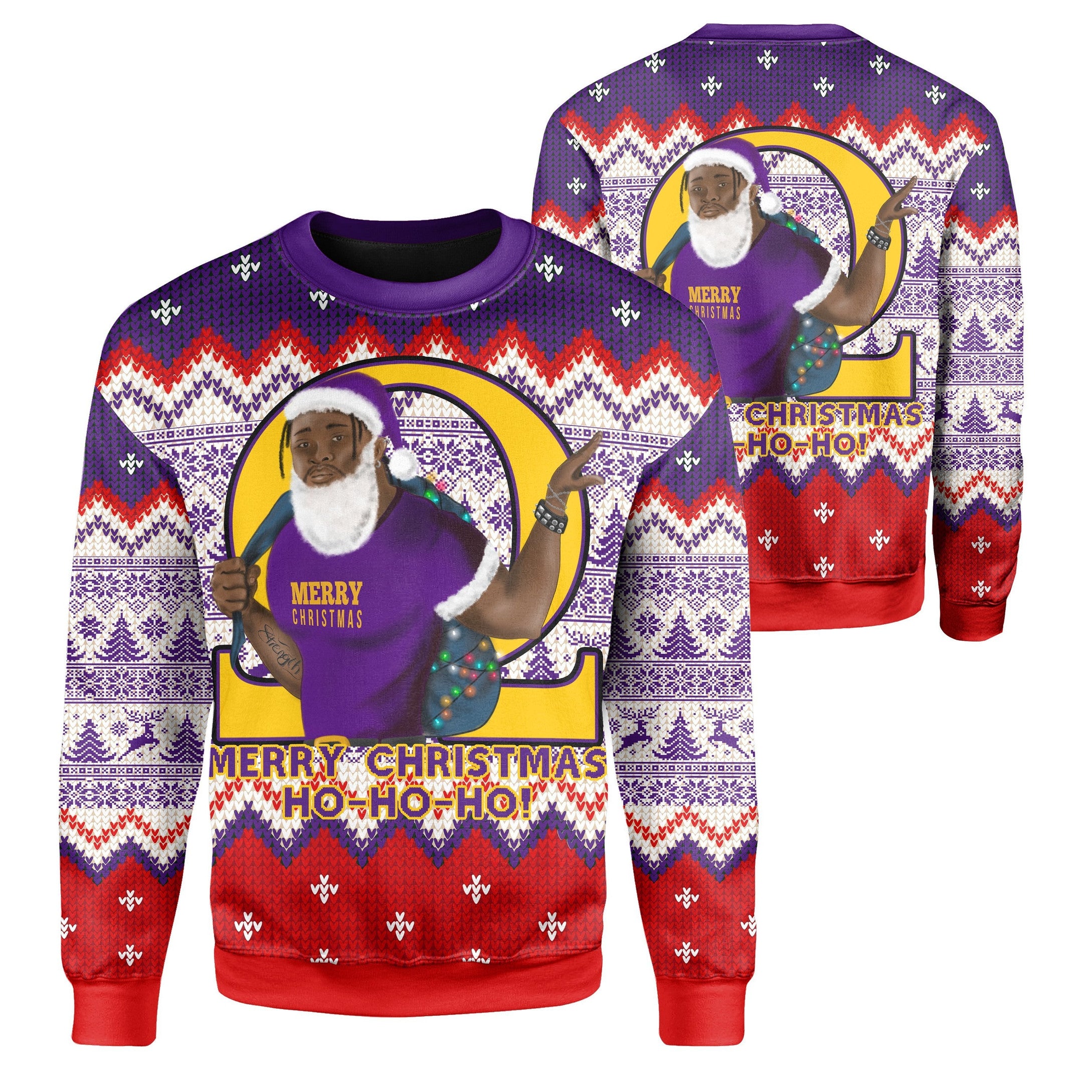 Christmas Omega Psi Phi Man Sweatshirt J5