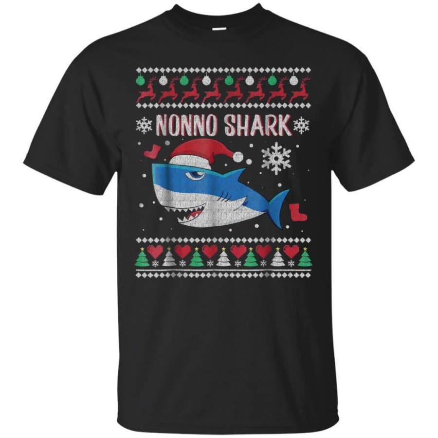 AGR Nonno Shark Ugly Christmas Shirt Jaq T-shirt