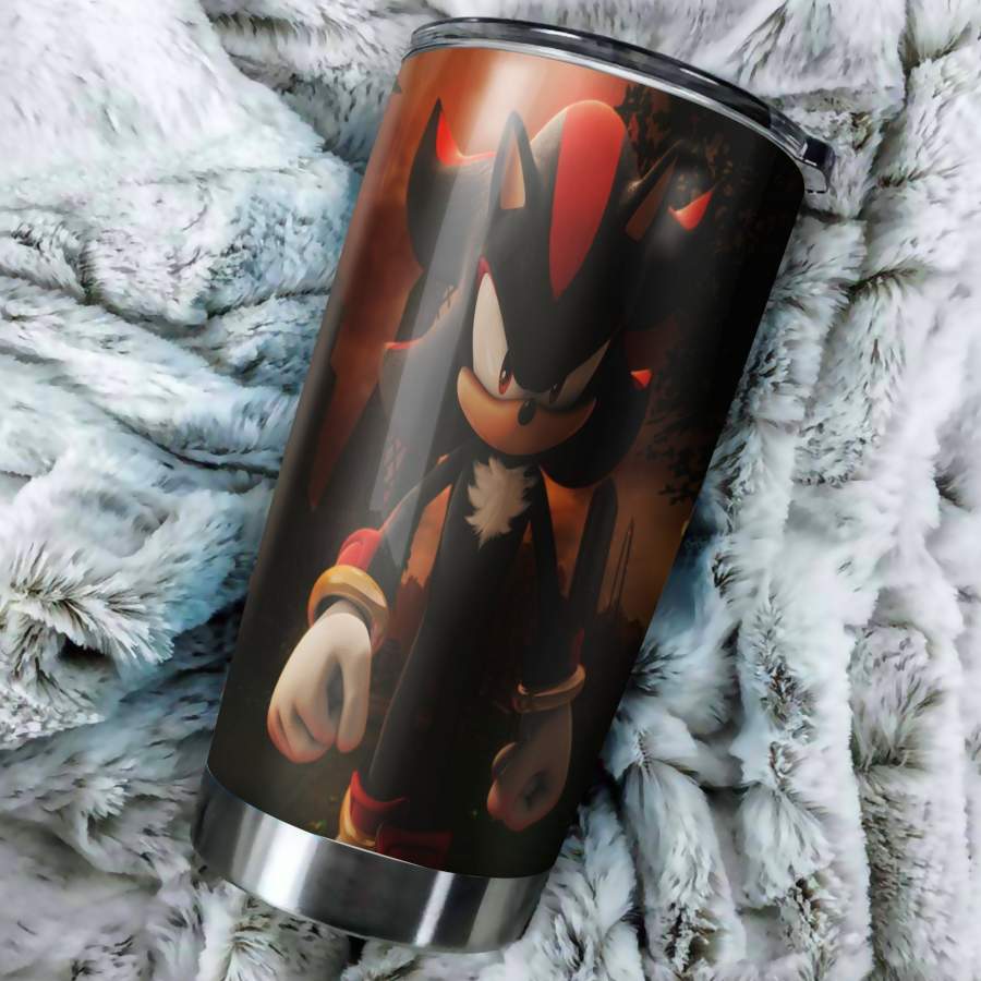 Sonic The Hedgehog Dark  – Perfect Gift  Traveling Mugs Insulated Stainless Steel Tumbler Cup