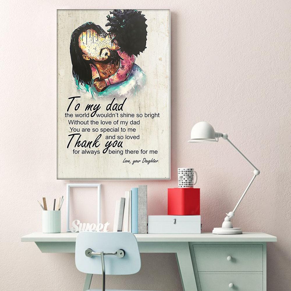 African American Canvas Holiday Black Power Poster African American Women African Man Artistic Wall Decor At Home