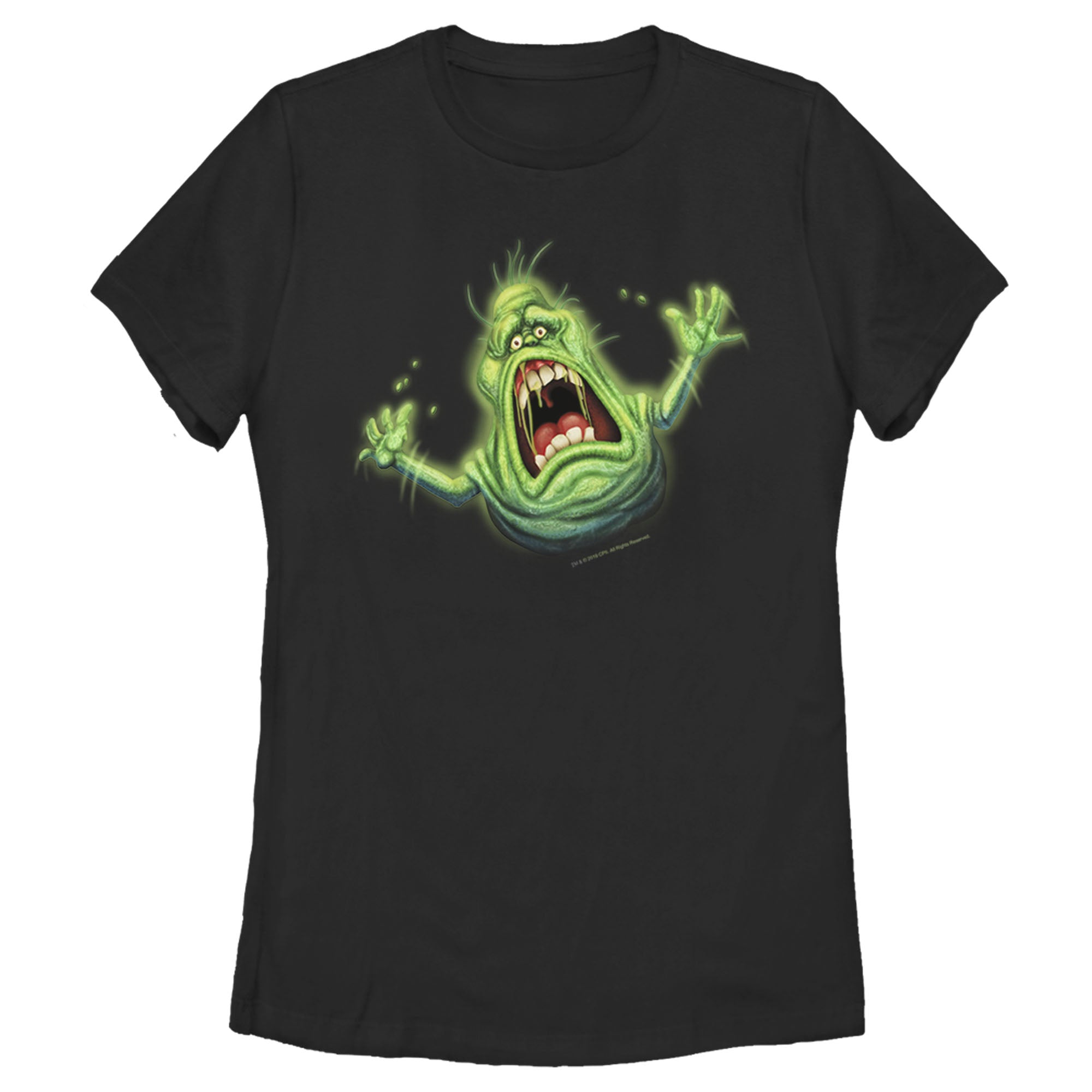 Women’S Ghostbusters Cartoon Slimer T-Shirt