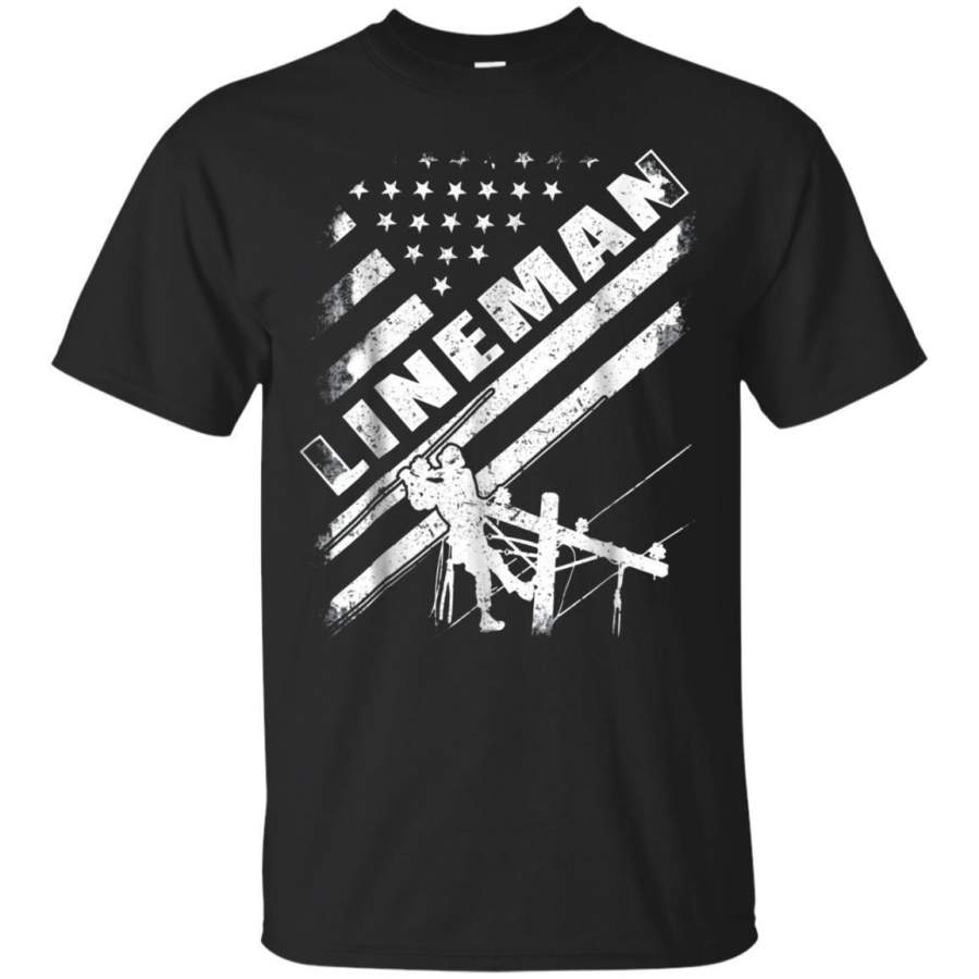 AGR Lineman Tshirt Lineman Flag Tshirt Jaq T-shirt