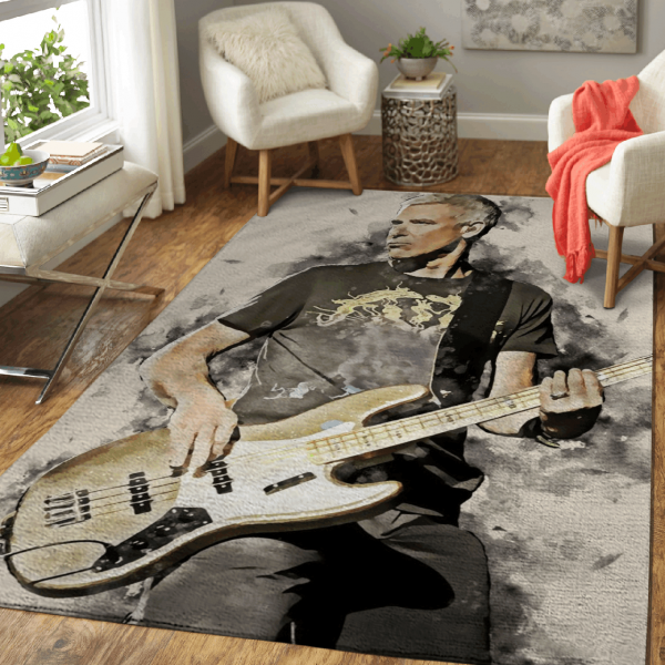 Adam Clayton U2 Music World Home Decor Rectangle Area Rug