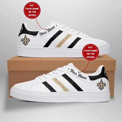 New Orleans Saints Football Personalized Custom Sneakers Gift For Fan