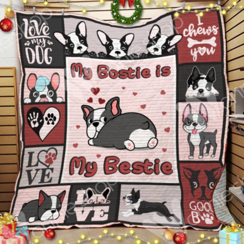 Boston Terrier Dog Blanket OCT2803 73O52