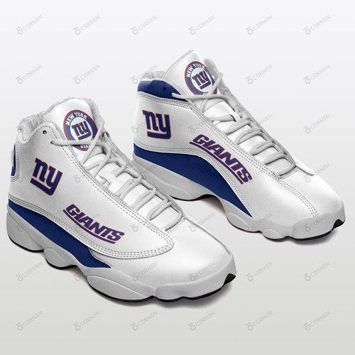 New York Giants Air Jd13 Jordan 13 Sneakers 100