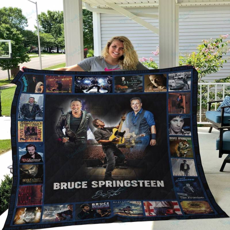 M Bruce Springsteen Quilt Blanket