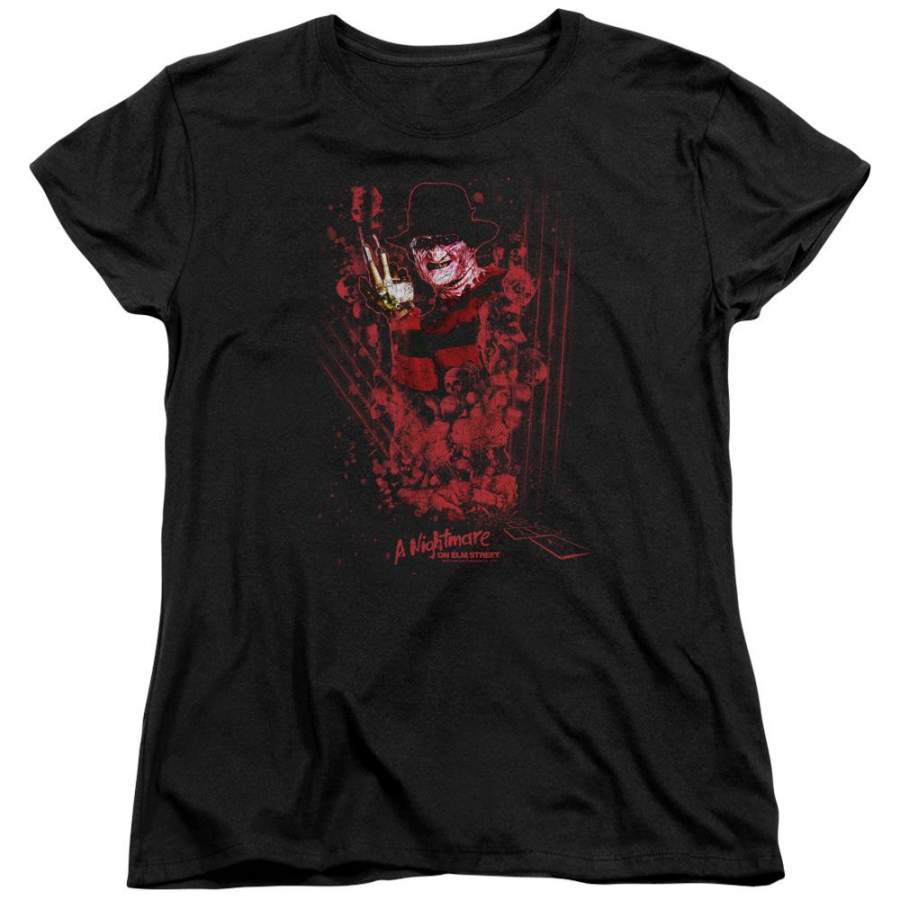 A Nightmare on Elm Street One Two Freddys Coming For You Women’s T-Shirt