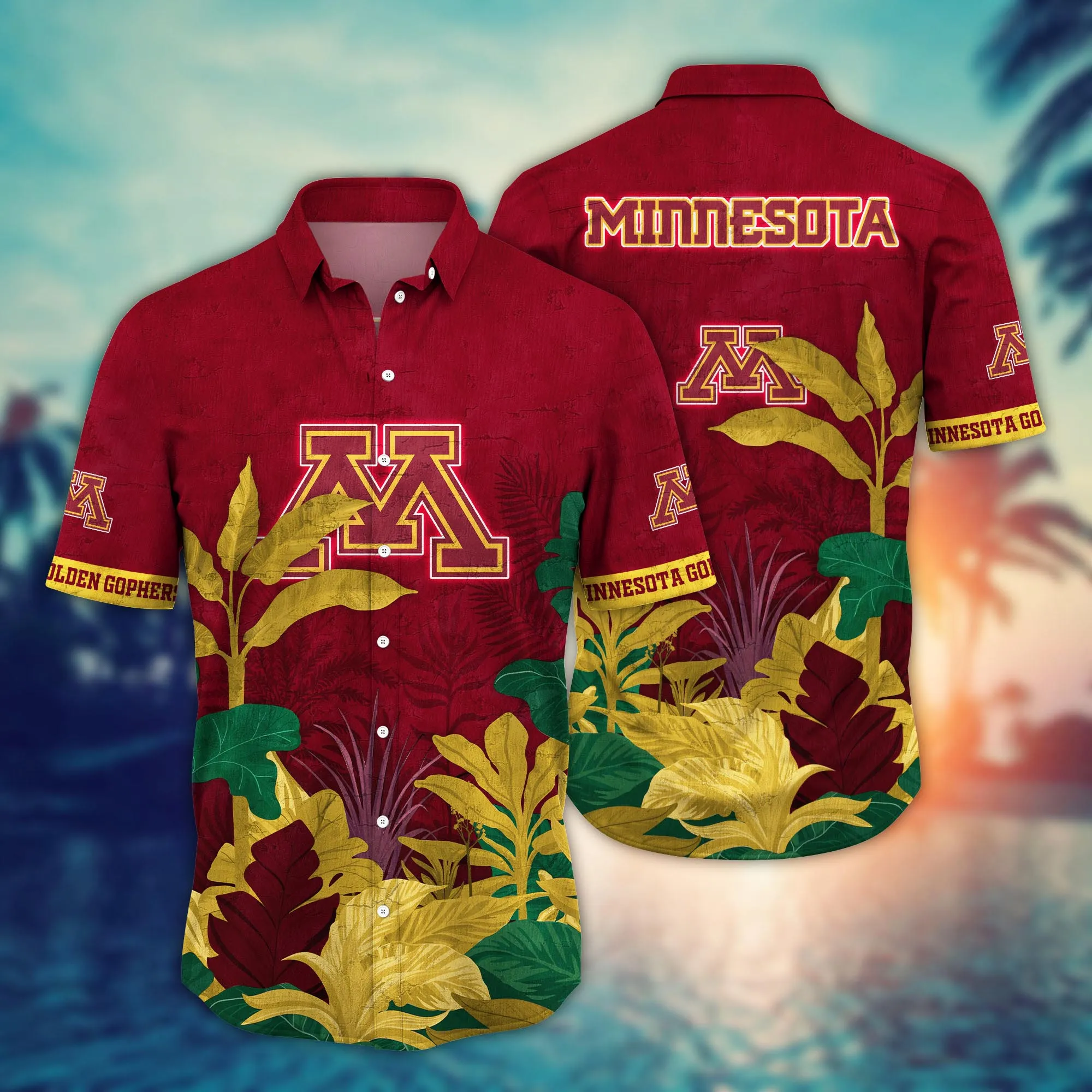 Minnesota Golden Gophers NCCA Hawaiian Shirt High Temperatures Footballing Event Shirts