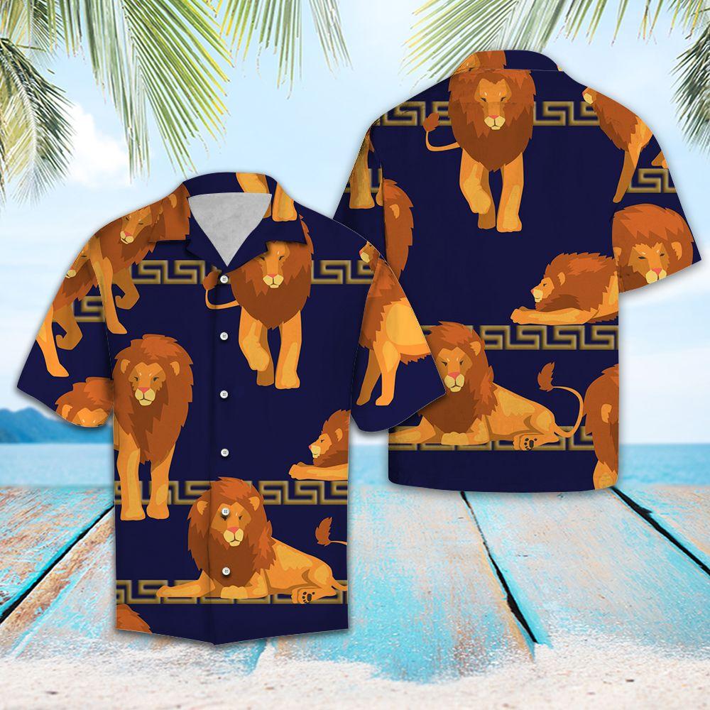 Awesome Lion Hawaii Shirt For Hawaii Aloha Ha8503