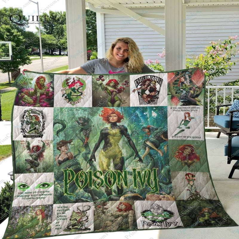 Poison Ivy Quilt Blanket For Fans Ver