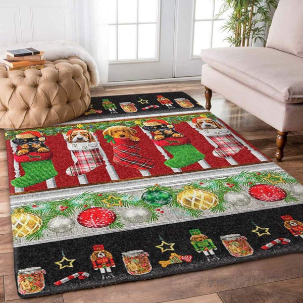 Puppy Christmas Rug RCDD81F21866