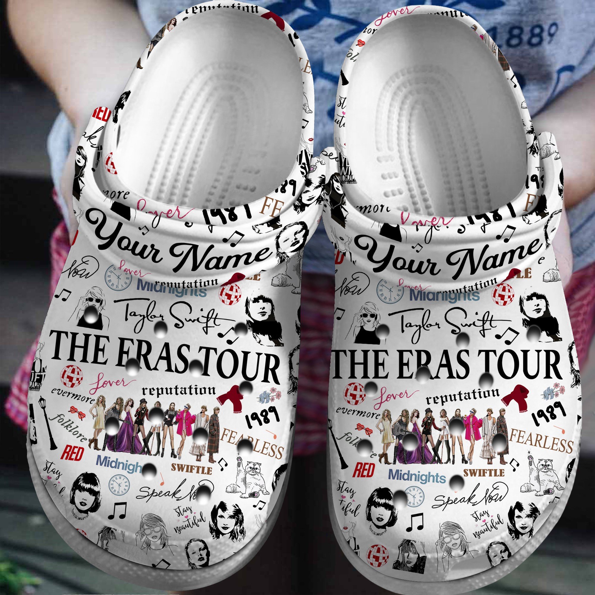 Taylor Swift Music Crocss Crocband Clogs Shoes Comfortable For Men Women And Kids Fq900Xq6-3