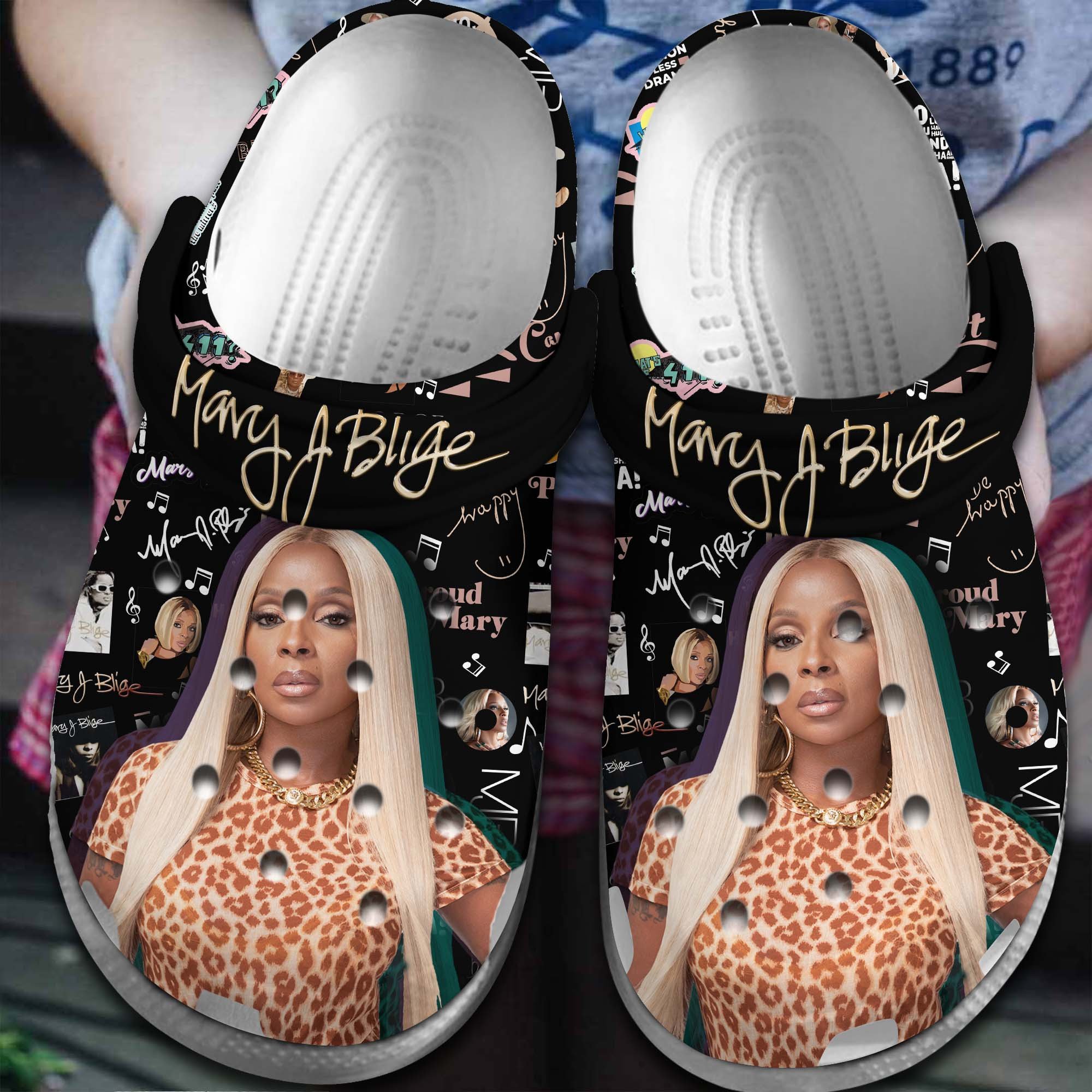 Mary J Blige Singer Music Crocss Clogs For Men Women And Kid Vok9Hilr