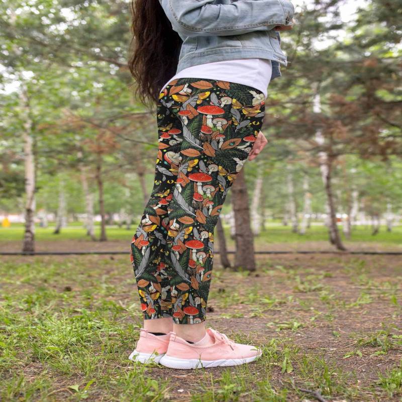 Animal & Forest Mushroom Leggings 3914