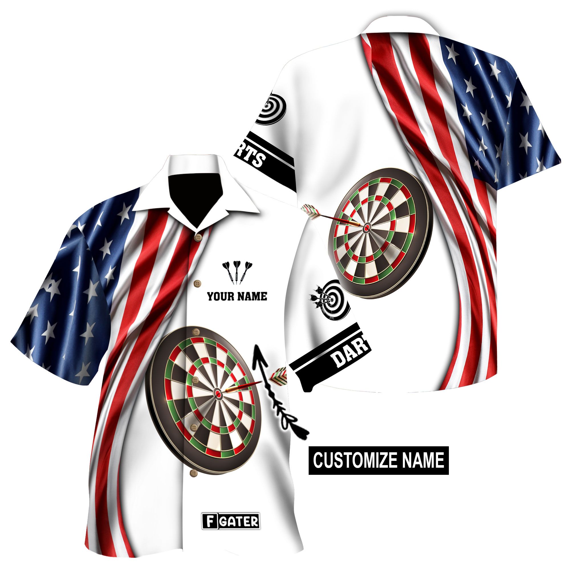 Darts Shirt – Shut Up And Throw Darts America Custom Hawaiian Shirt Re