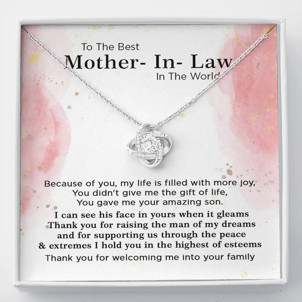 (Almost Gone) Gift For Mother-In-Law – In The Highest Of Esteems – Love Knot