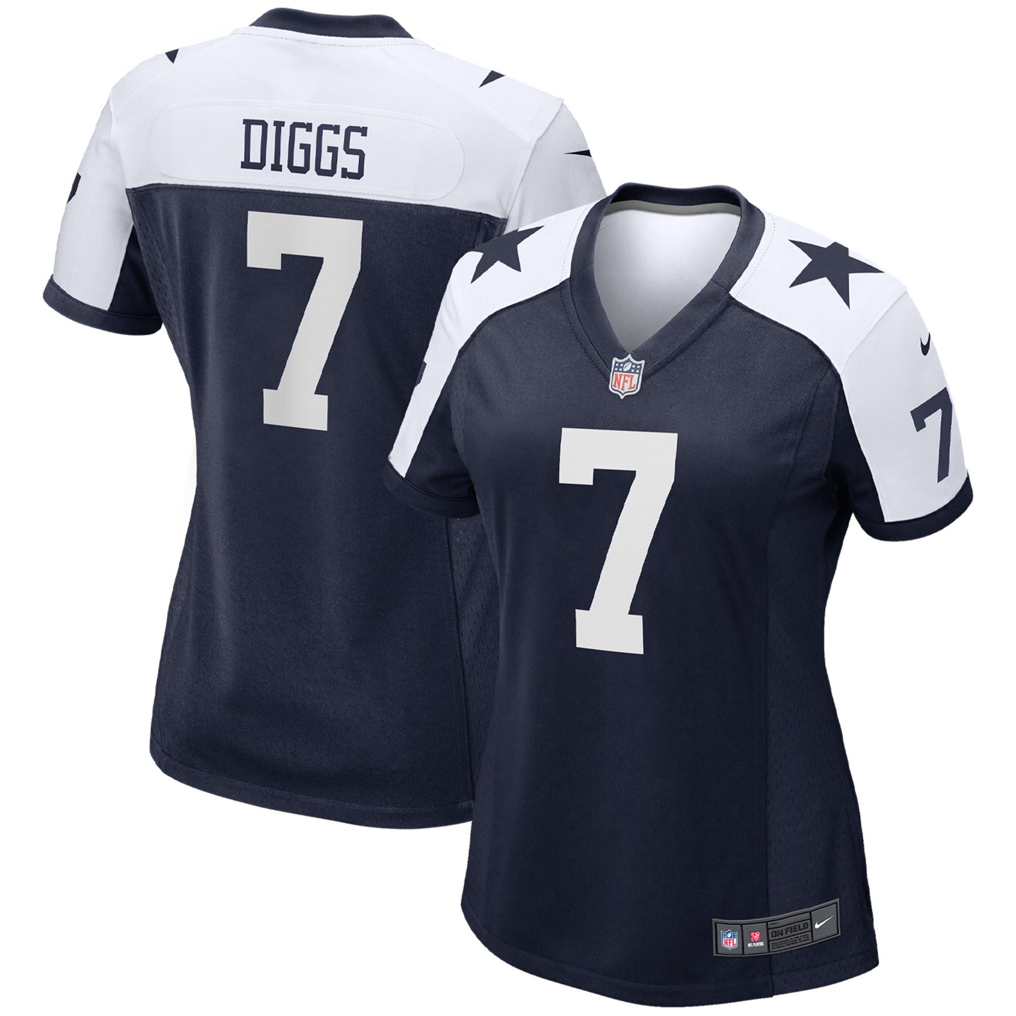 Women’s Dallas Cowboys Trevon Diggs Navy Alternate Game Jersey