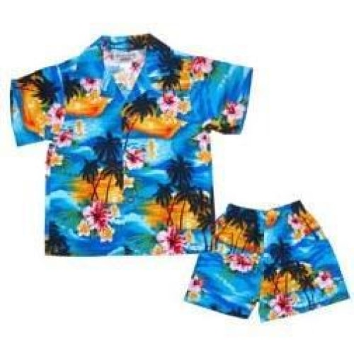 Skyburst Hawaii Boy Cabana Set Ha77027