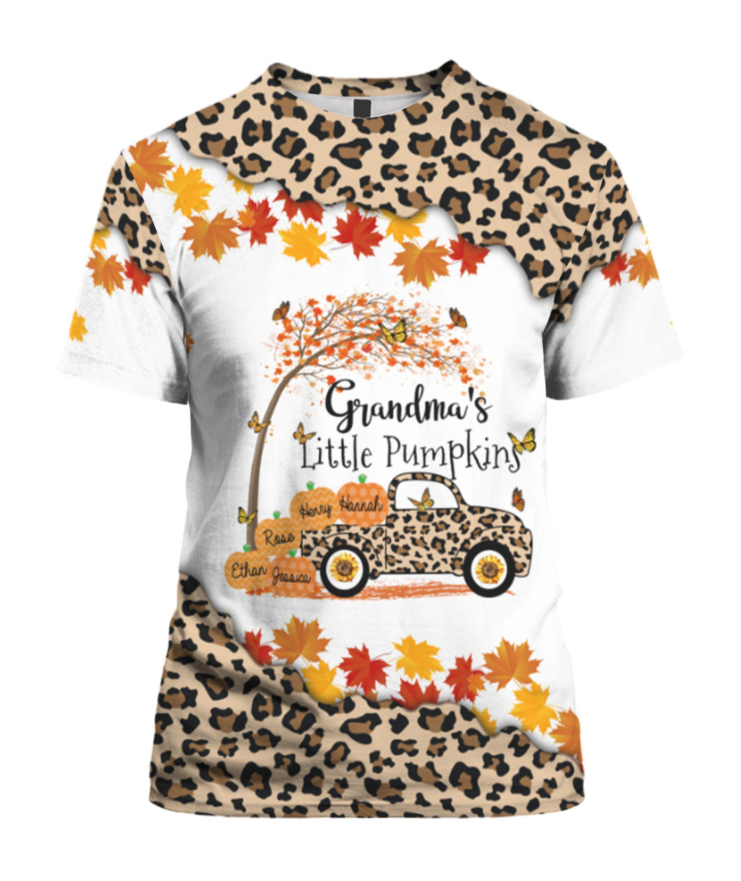 Grandma Little Autumn 3D Personalized