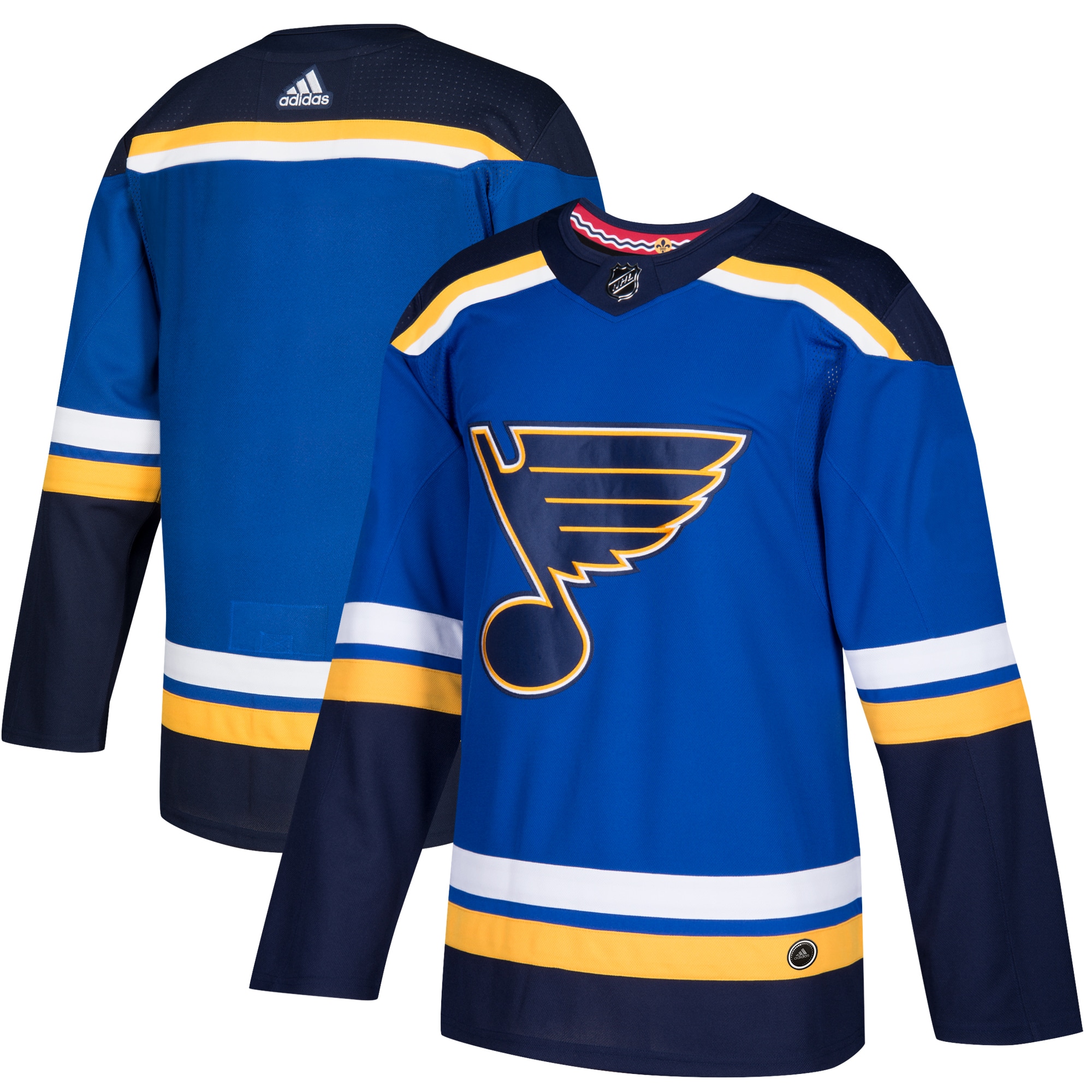 Men's St. Louis Blues adidas Blue Home Authentic Blank Jersey