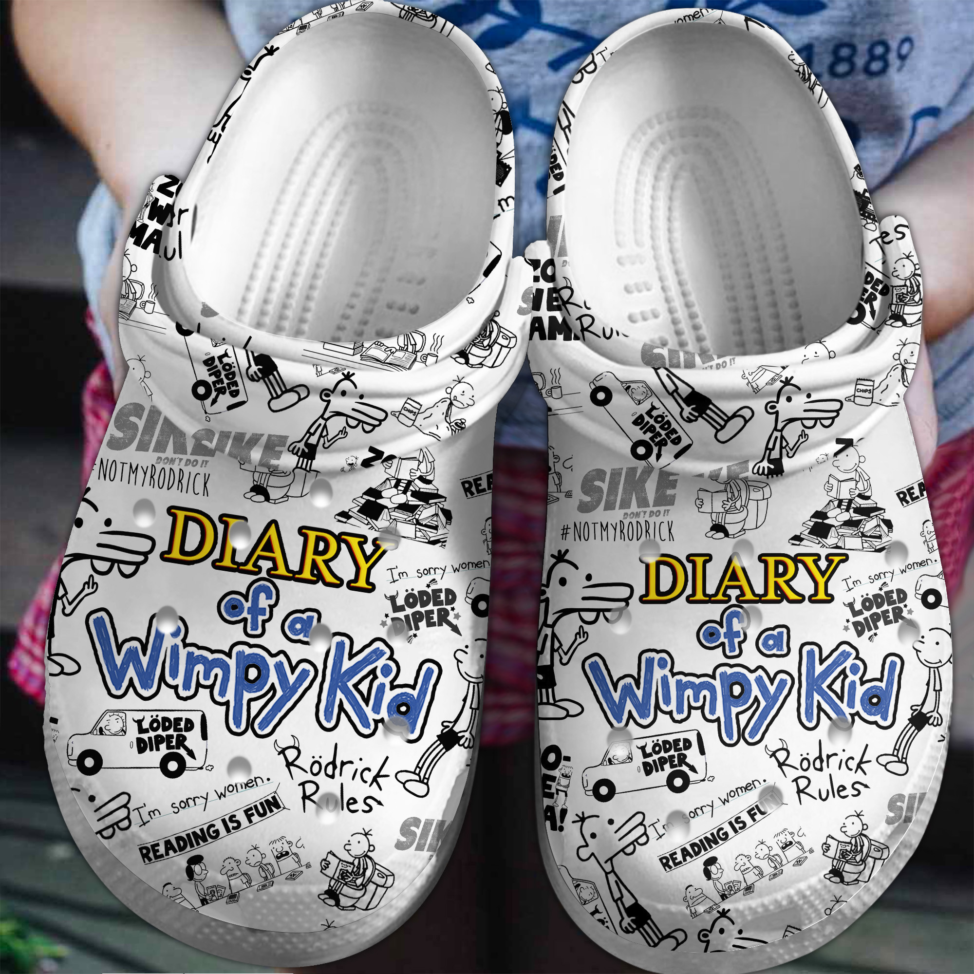 Diary Of A Wimpy Kid Crocss Clogs For Men Women And Kid Mmlpycwu