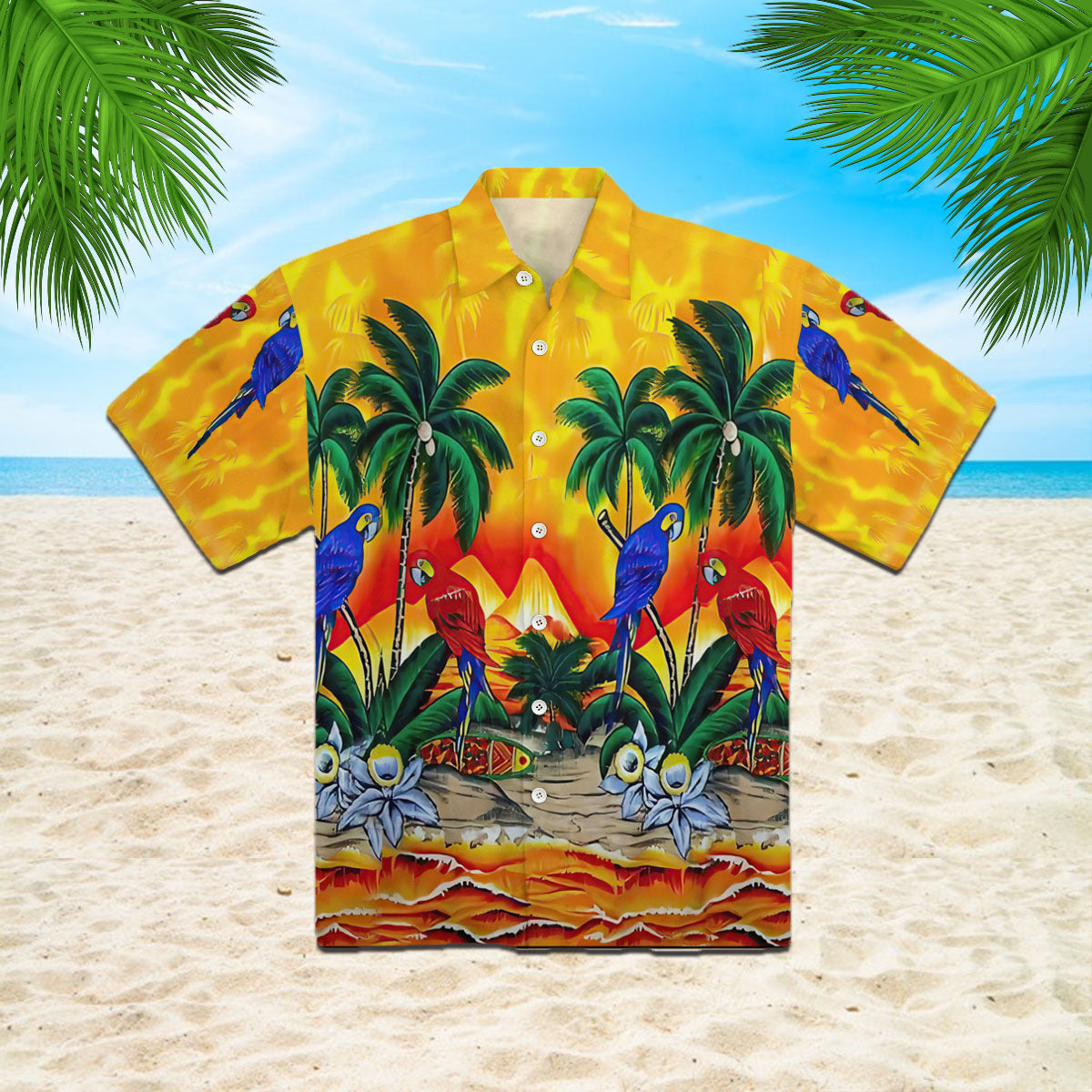 Oragontee Parrot Hawaii Shirt For Men Women Adult Ha76228