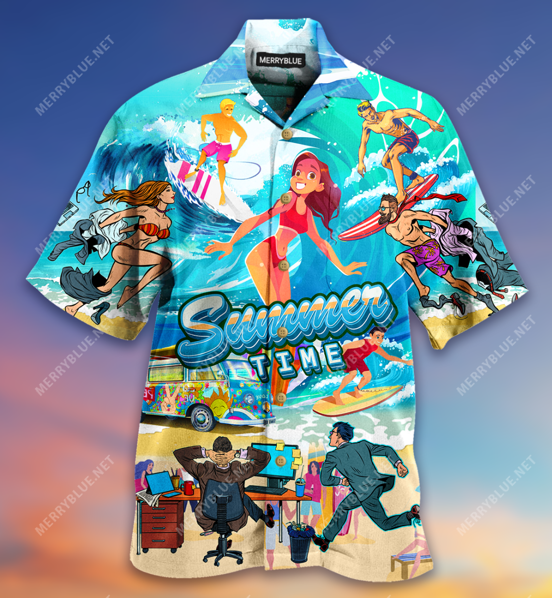 Surf And Summertime Are Always The Best Unisex Hawaii Shirt Ha86448