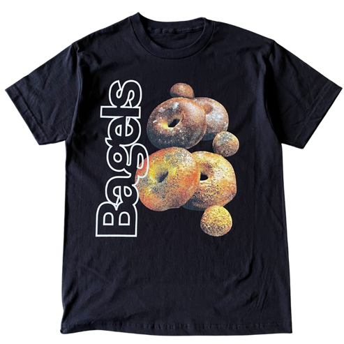 Bagels Side Tee Shirt Outfit  For Men  For Women