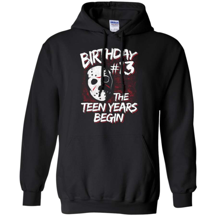 13TH Birthday Tshirt For Teenage Boys And Girls Pullover Hoodie