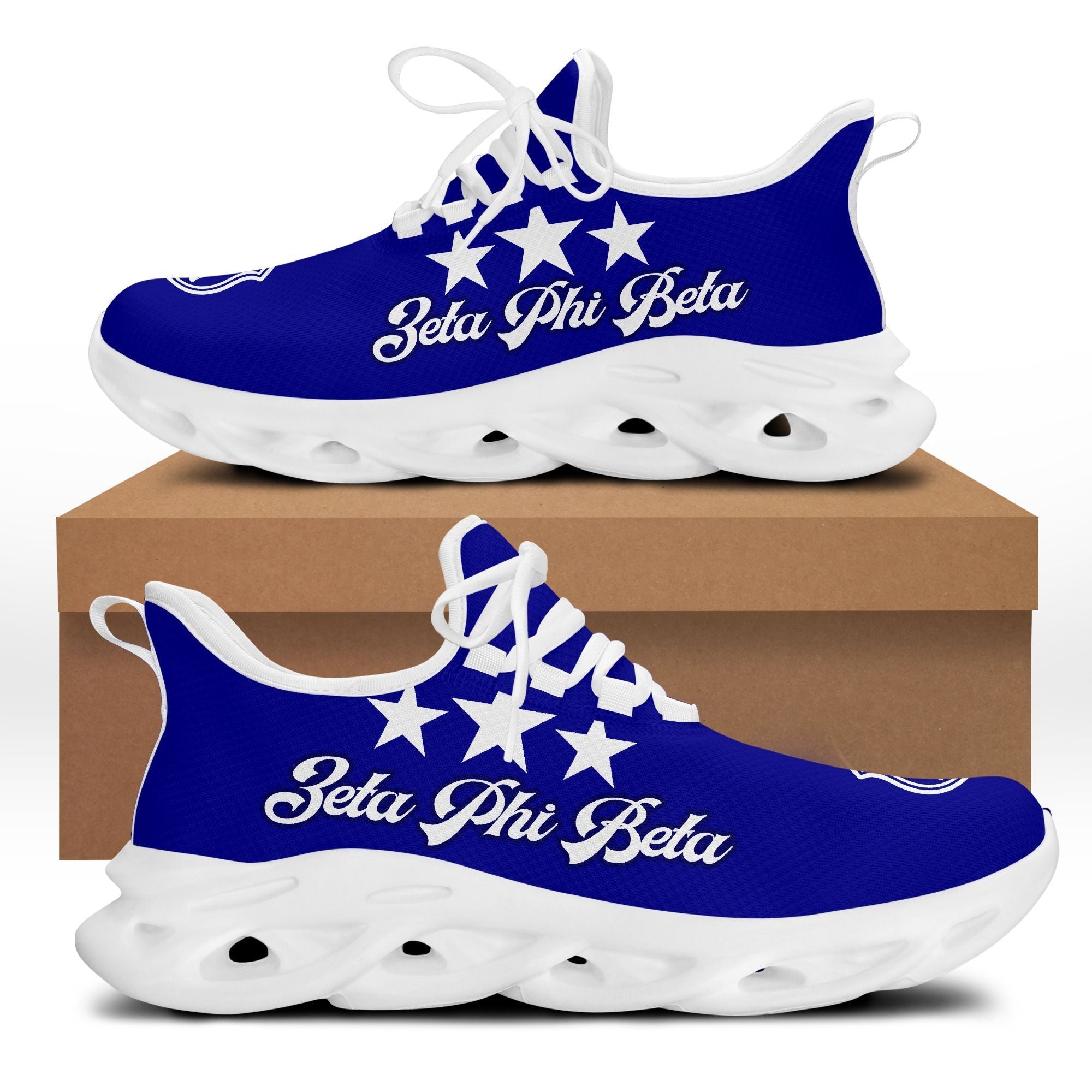 Wonder Print Footwear – Zeta Phi Beta Clunky Sneakers Lt10