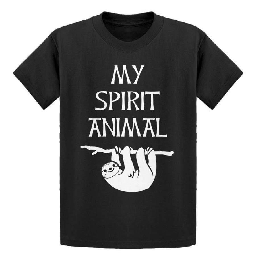 Youth Sloth is my Spirit Animal Kids T shirt