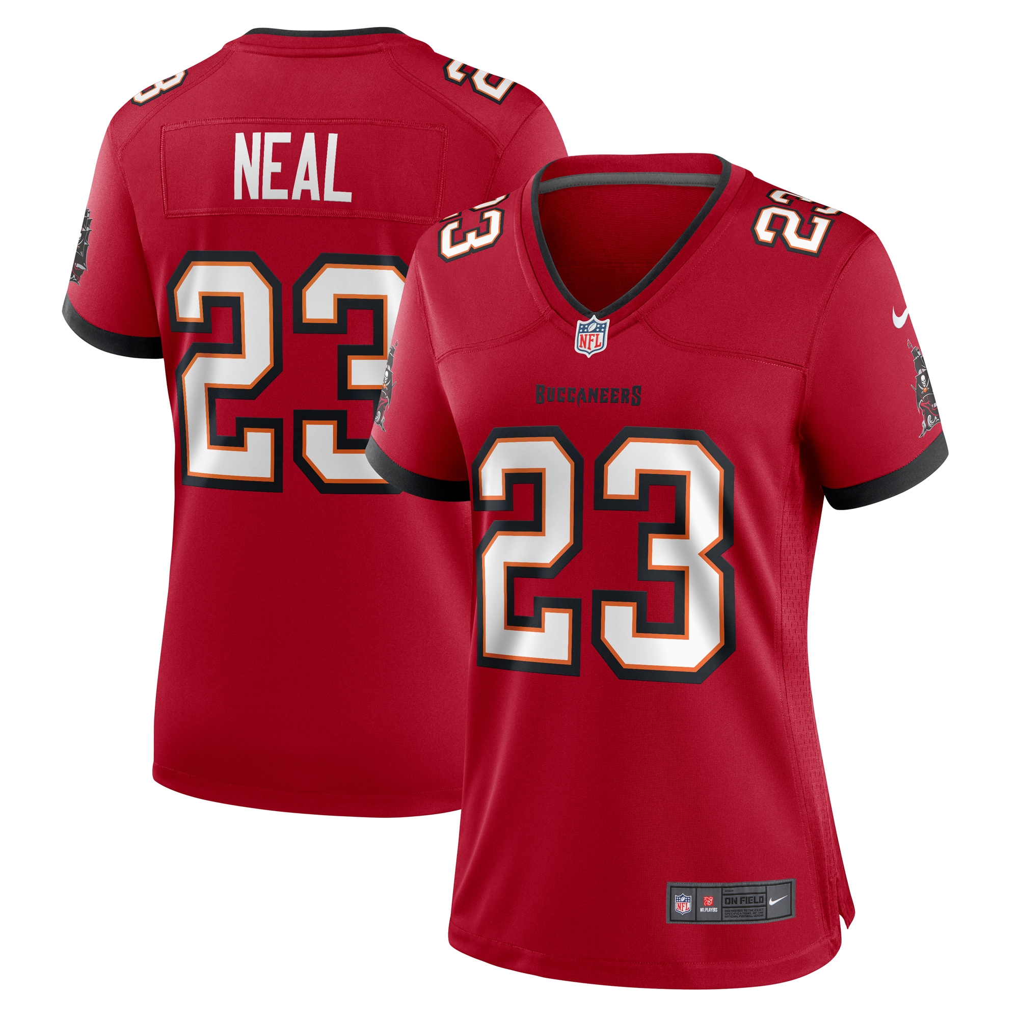 Women’s Tampa Bay Buccaneers Ryan Neal  Red  Game Jersey