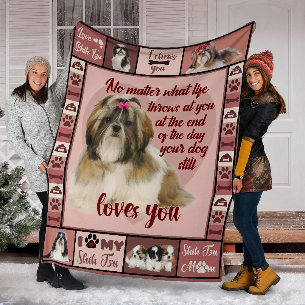 Shih Tzu Blanket – Bl16308, Christmas Gift, Dog Lover Blanket