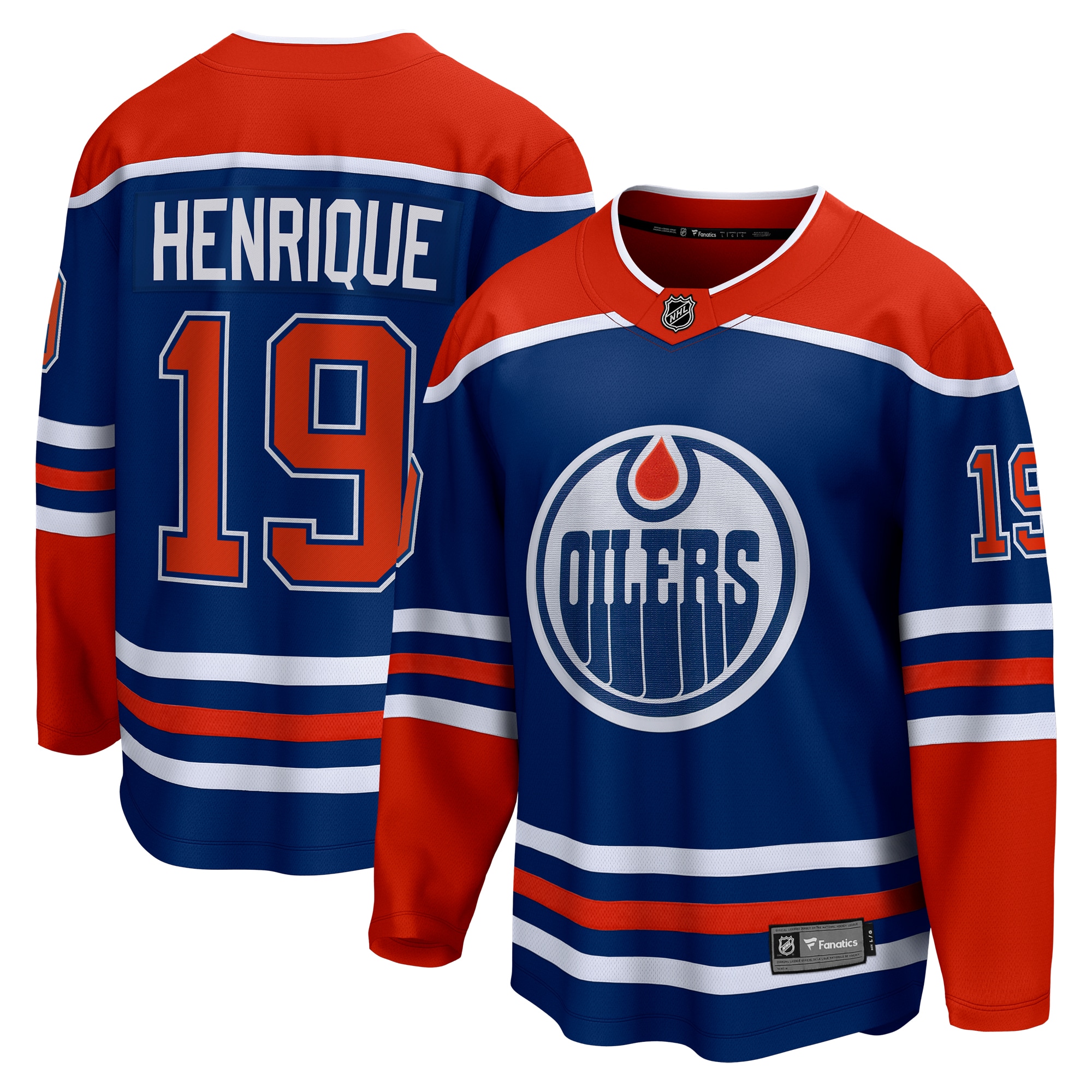 Adam Henrique Edmonton Oilers Branded Home Breakaway Jersey – Royal