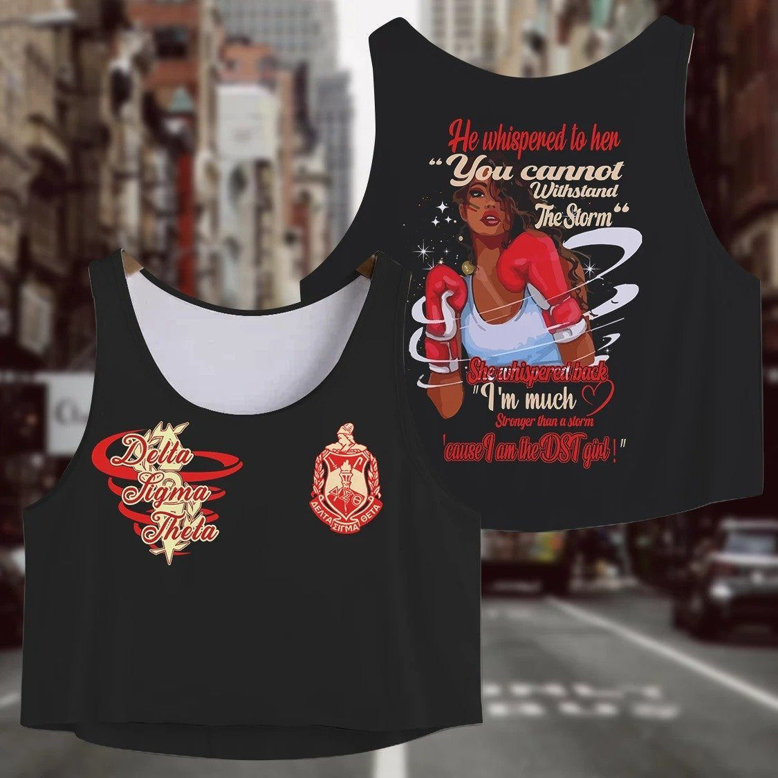 Sorority Tank Top – Strong Women Delta Sigma Theta Croptop Tank Top