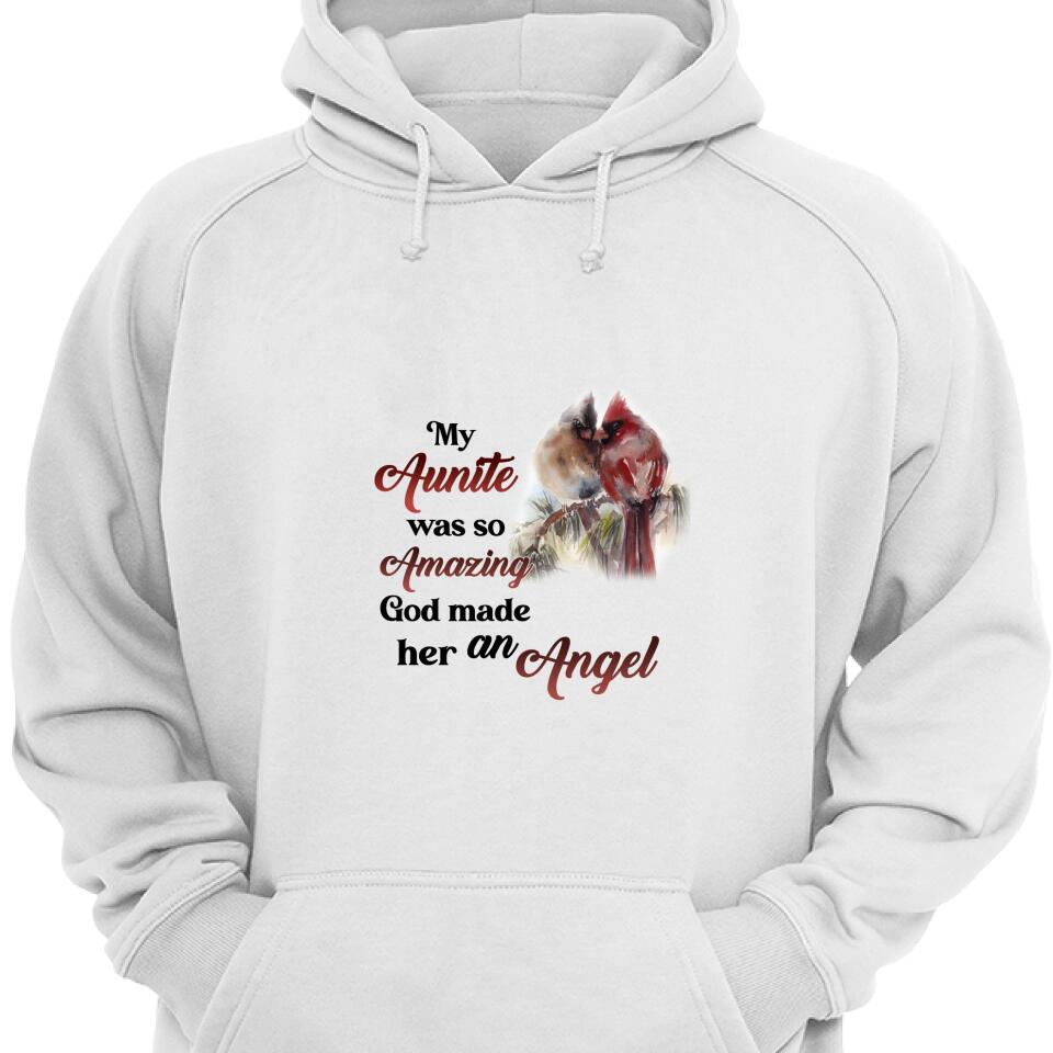 Trendingpersonalized My Mom Was So Amazing God Made Her An Angel Memorial Personalized Hoodie