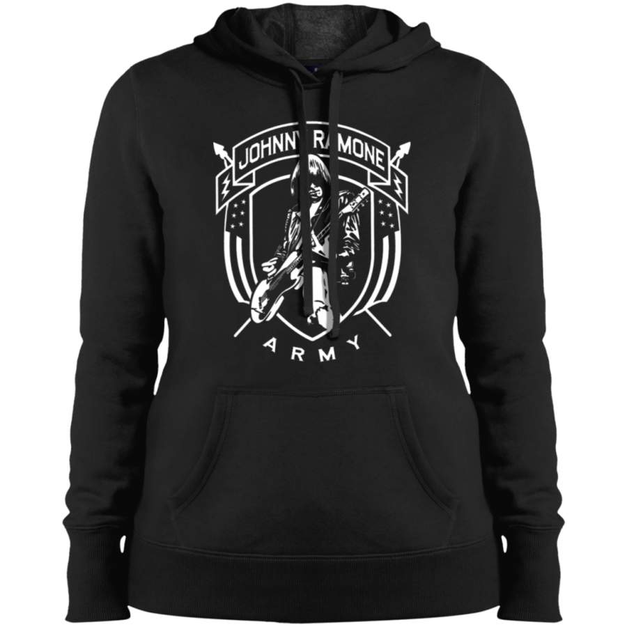 Johnny Ramone ARMY Ladies Pullover Hoodie