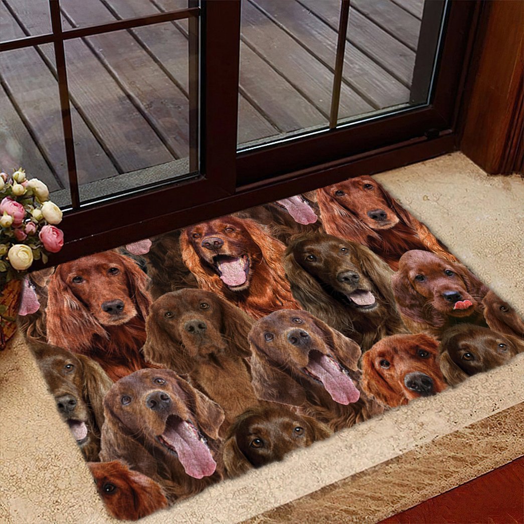 Tmarc Tee A Bunch Of Irish Setters Doormat