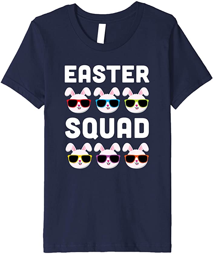 Kids Funny Bunny Egg Hunting Family Matching Set Easter Squad Premium T-Shirt